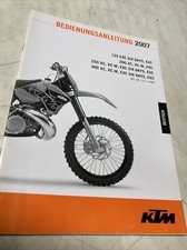 KTM 125 200 250 300 EXC XC XC-W six days 2007 Manuel utilisateur propriétaire