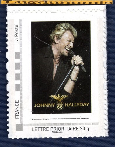 Johnny hallyday timbre neuf - ,