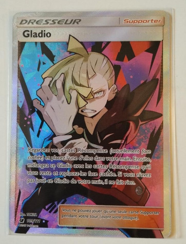 Carte pokemon dresseur gladio - pokemon,