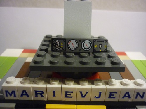 Lego 2431px17 dark gray - gray, tile