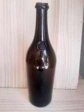 bouteille ancienne verre soufflé sceau LITRE 1827 antique french sealed bottle