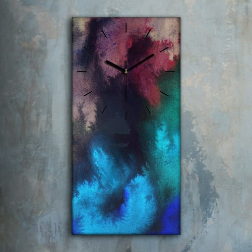 Horloge décorative sur - , toile