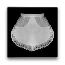 Tablier - Blanc - 35 CM