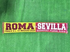ÉCHARPE BUFANDA OFFIZIELL AS ROME SÉVILLE ULTRAS ECHARPE SCHAL MATCH PORTÉS