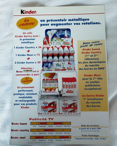 Fiche technique kinder - ❤️,