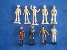 MAQUETTE JOUET ANCIEN 9 FIGURINES PERSONNAGES VEGA GOLGORAK ATLANTIC - VINTAGE