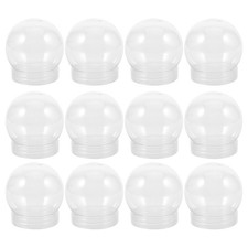  24 pièces bricolage en plastique transparent boule d'eau boule à neige boule