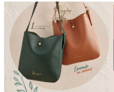 Sac à main LAMARTHE marron caramel Neuf sous blister