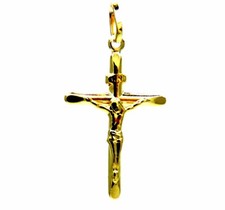Pendentif Croix En Or Jaune