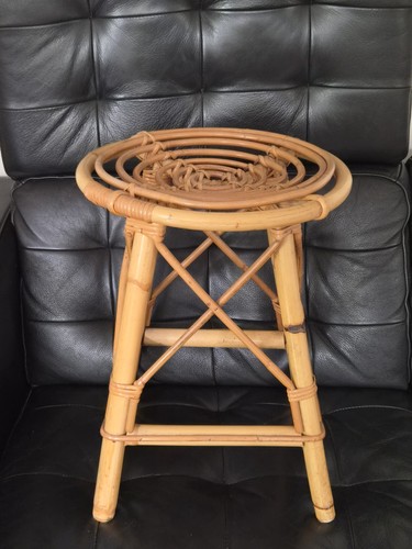 Tabouret selette bambou rotin - tabouret,