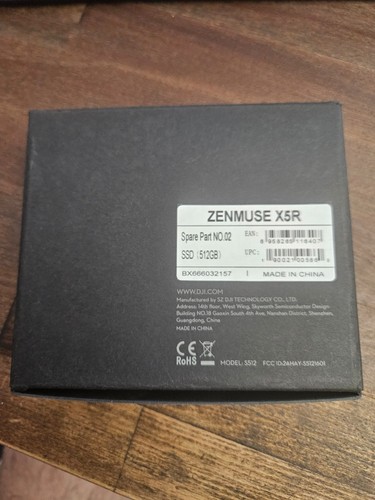 Dji zenmuse x5r ssd - zenmuse, 512gb