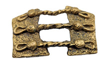 ANCIENNE BOUCLE DE CEINTURE CEINTURON CHAUSSURE  EN BRONZE