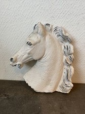 buste de cheval tete de cheval en platre peint deco 