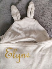 plaid lapin personnalisé au