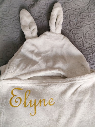 Plaid lapin personnalisé - plaid,
