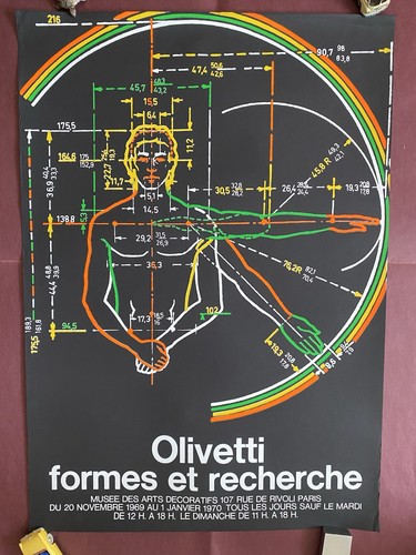 Affiche olivetti 1969 - affiche,