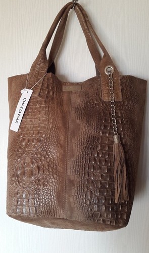 Chattawak grand cabas cuir - en,