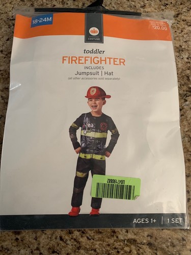 Toddler firefighter costume - firefighter,