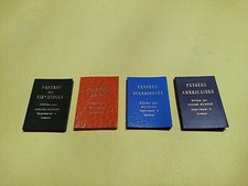 4 LIVRES MINUSCULES PENSÉES