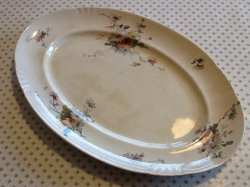 Ancien plat ovale villeroy - plat, &