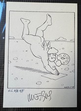 MOEBIUS EX LIBRIS N/B HC N°4/5 SIGNEE MANUELLEMENT au feutre dim 13*19 Cm