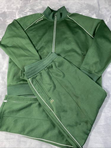 Lacoste live green fleece suit - green,