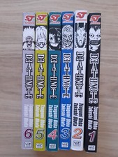 LOT de 6 MANGAS - SHONEN JUMP - DEATH NOTE - n° 1 a 6 - En anglais - TBE