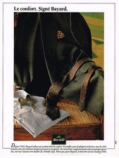 PUBLICITE ADVERTISING 064  1989  BAYARD  pret à porter homme cravates chemises c