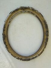ANCIEN CADRE OVALE BOIS ET