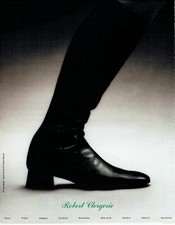 Publicité Advertising 039  1990    les bottes chaussures Robert Clergerie