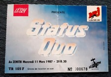 ticket billet used stub place