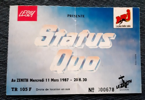 Ticket billet used - used, stub