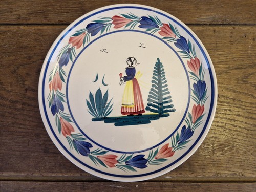 Ancienne assiette henriot - assiette,
