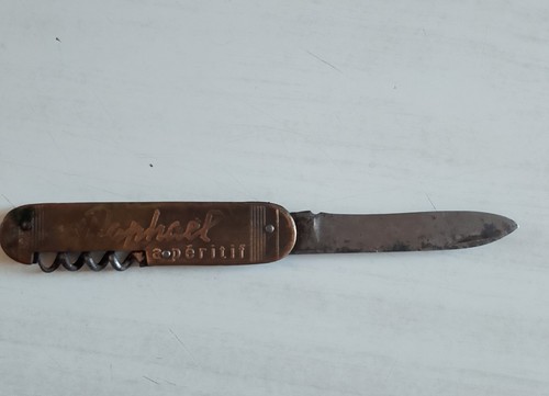 Ancien couteau publicitaire - ancien,