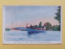 cpa Illustration Marine Léon HAFFNER Les PILOTINS LMC de BOUAFLES les ANDELYS