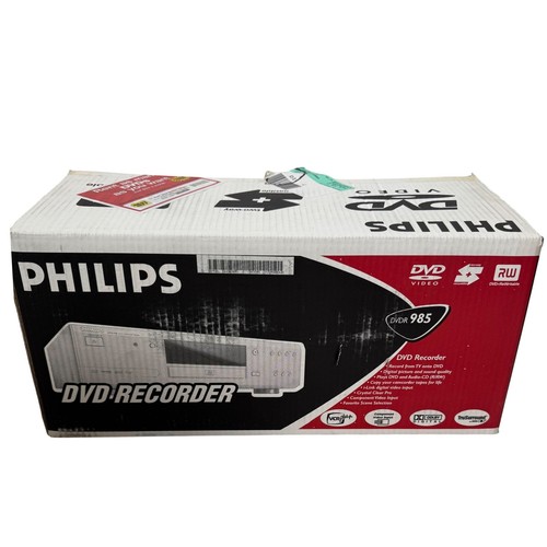 Philips dvdr985 dvd recorder - philips,
