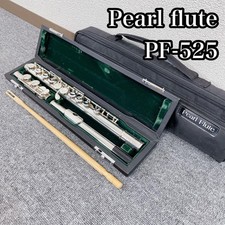 Flûte Pearl PF-525 utilisée avec étui souple rigide