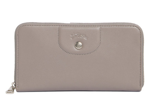 Longchamp cuir large zip - cuir,