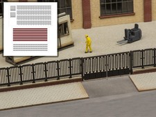 cloture facon metal avec portail echelle N