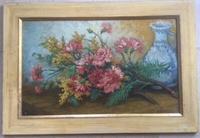 N.SOROKINE 20ème Ec Russe Jeté de fleurs HST style impressionniste