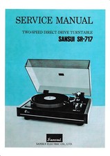 Manuel De Service Pour Sansui SR-717