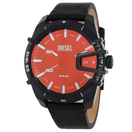 Diesel caged quartz black dial - caged,