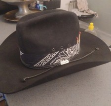 Chapeau En Feutre Noir Stetson RARE T55