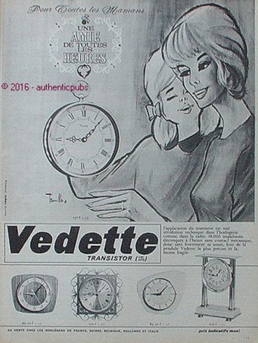 Publicite vedette transistor - vedette,