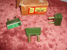 Un Porte Fusible Neutre 25x55mm entraxe 30mm série jaune Legrand réf: 24290 neuf