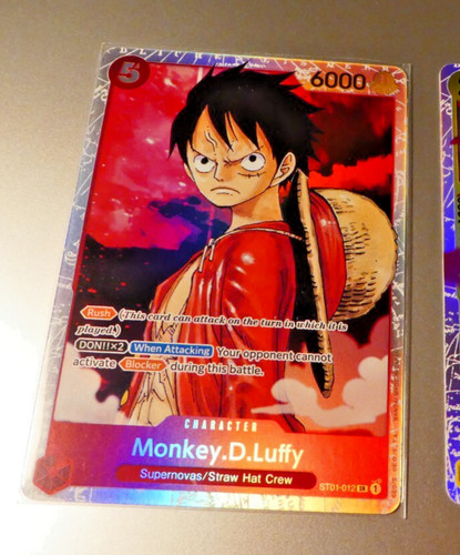 One piece english card holo - card,