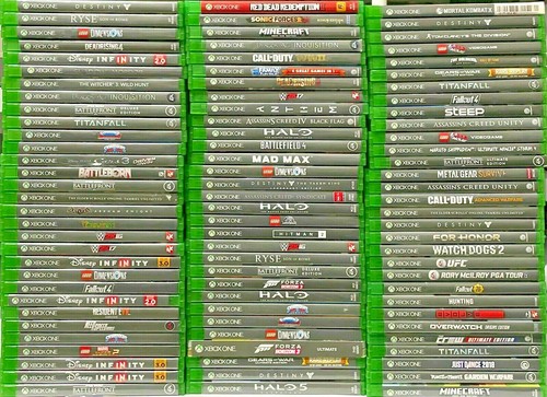 Xbox one games sold - -,