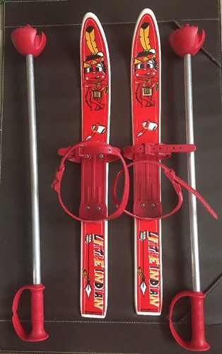 Ancien vintage ski - vintage, enfant