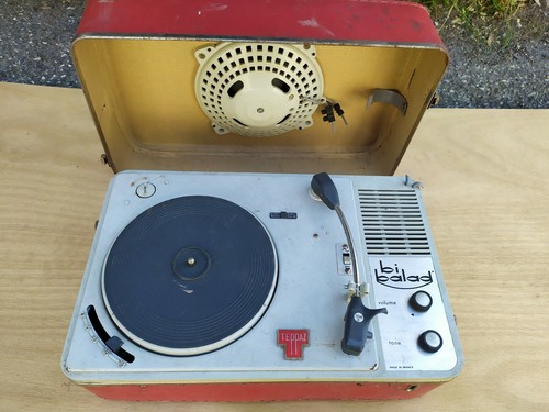Ancien tourne disque - ancien, bi