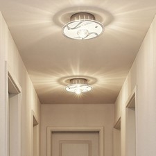 Lampe De Plafond En Cristal Ensemble De 2 Pour Salon Avec Verre Miroir